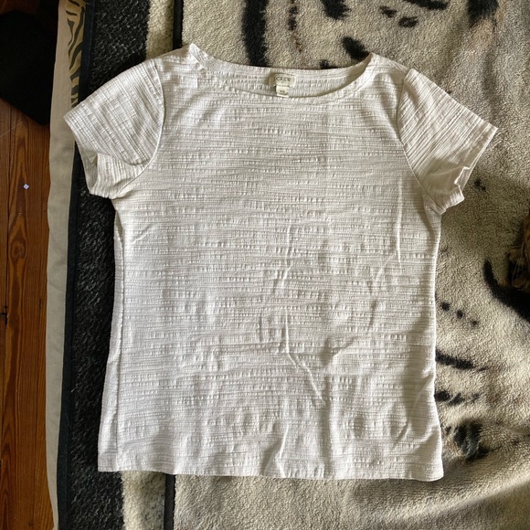 *Sold* J.CREW textured top size XS/S - Picture 1 of 8